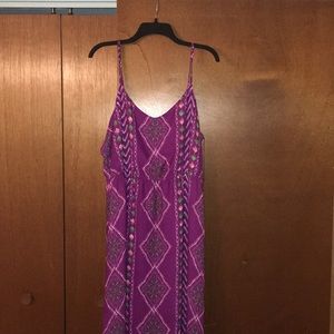 Skies are blue maxi dress